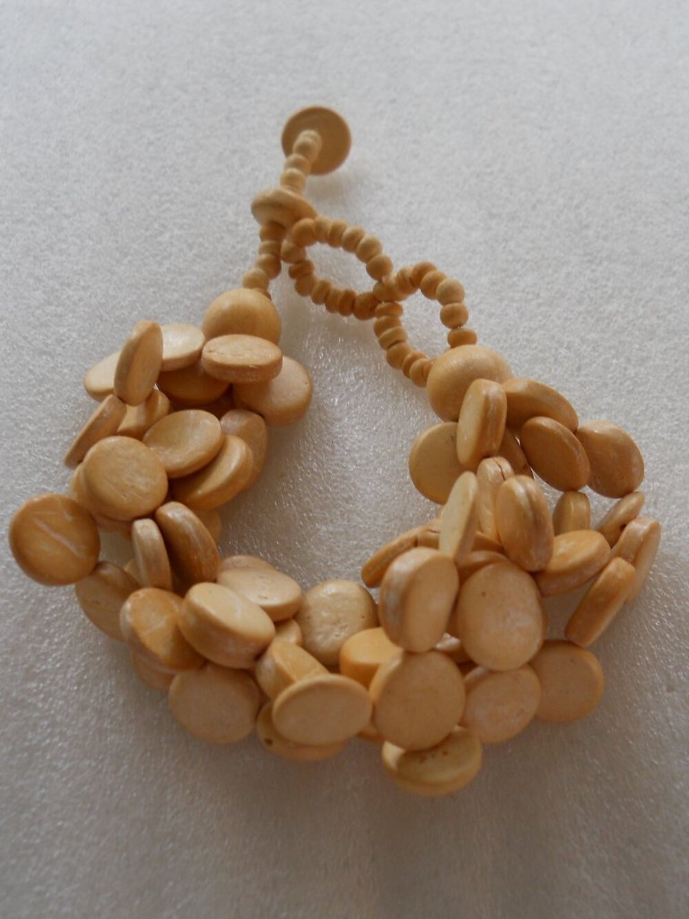 Multi Strand Wood Bracelet   531